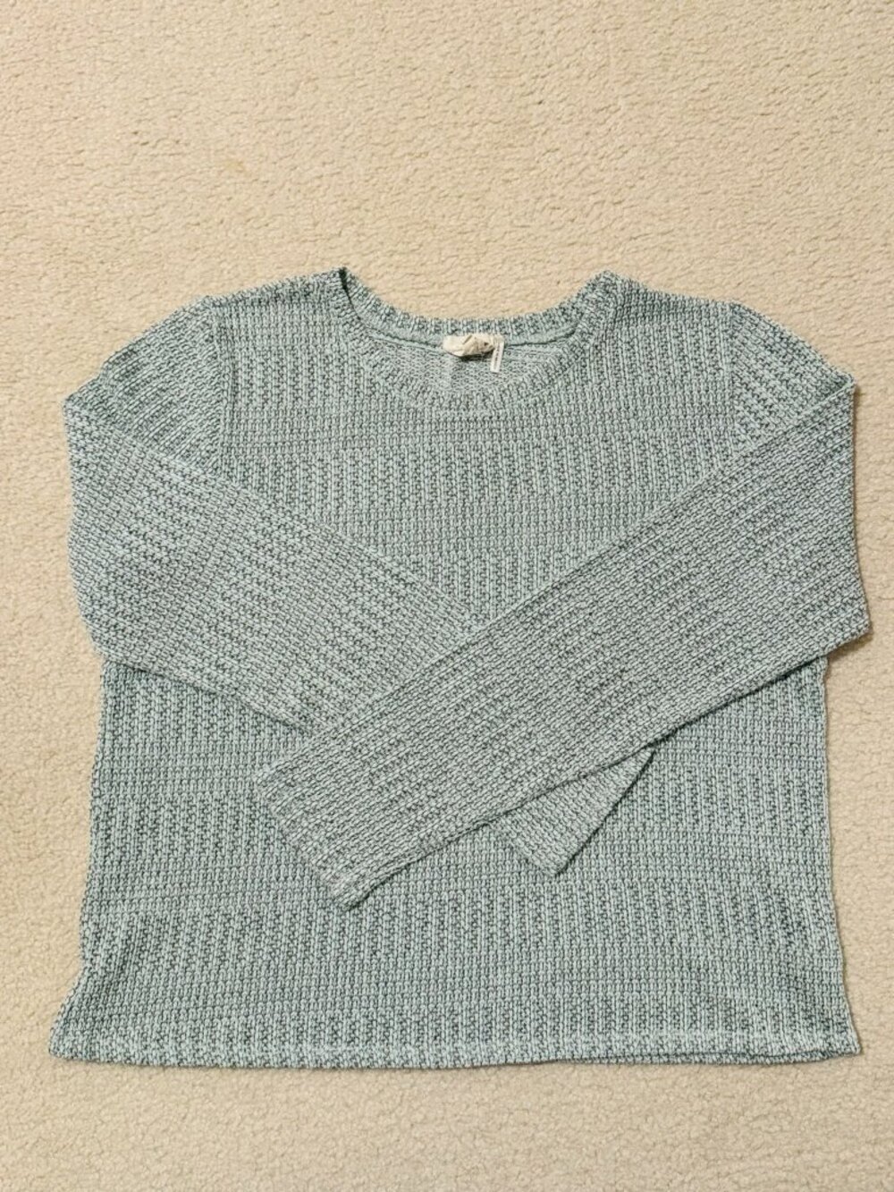 Teal lightweight knit top in L